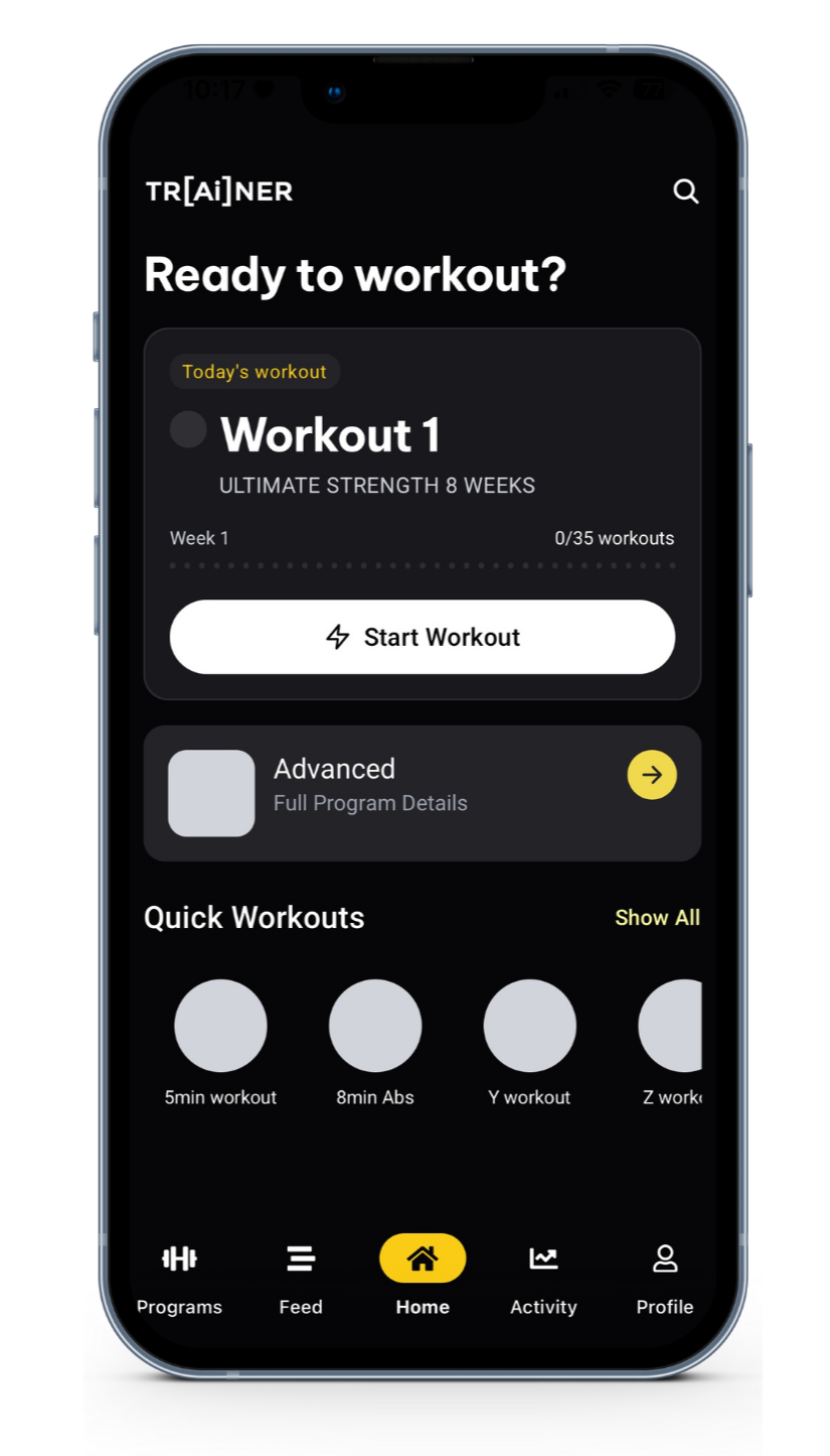 Tran stronger with the Element 26 AI trainer App